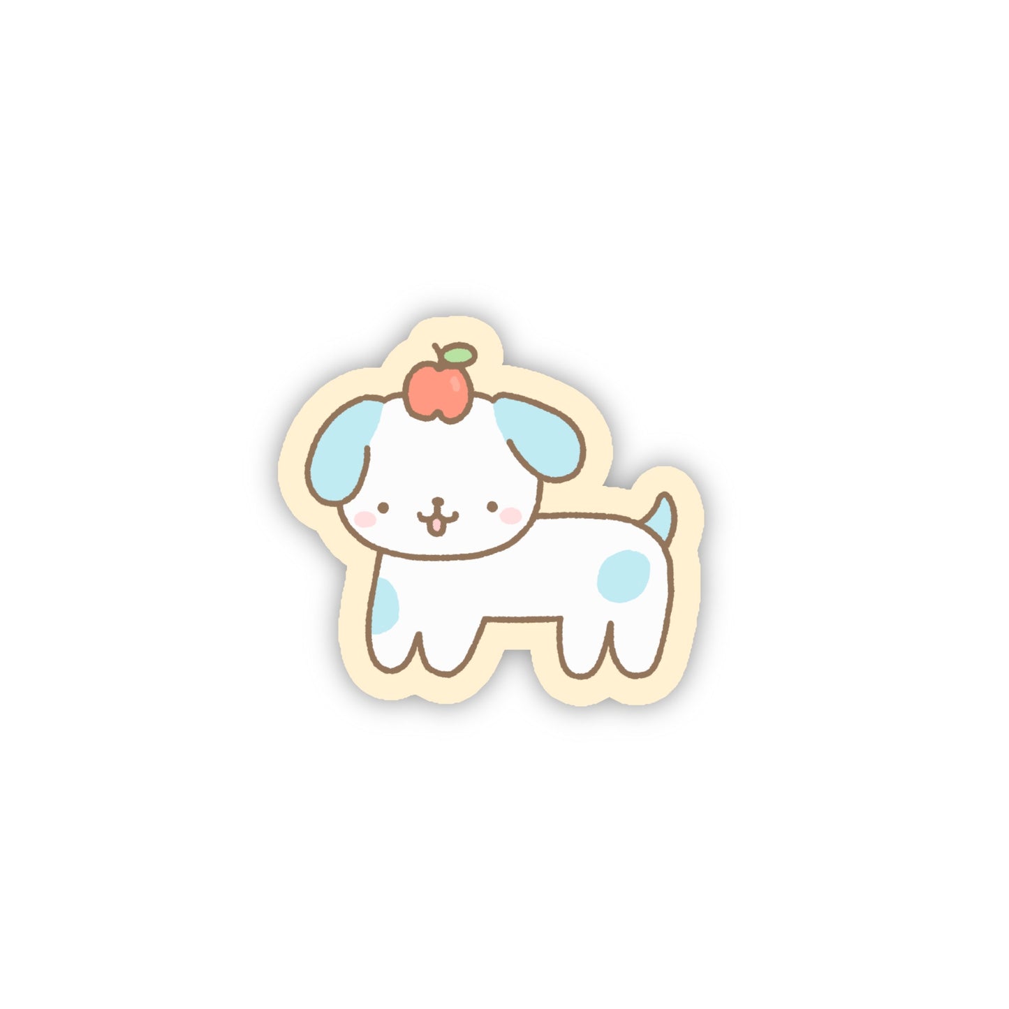 Apple Pup Sticker