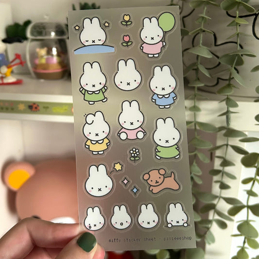 Miffy Matte Sticker Sheet