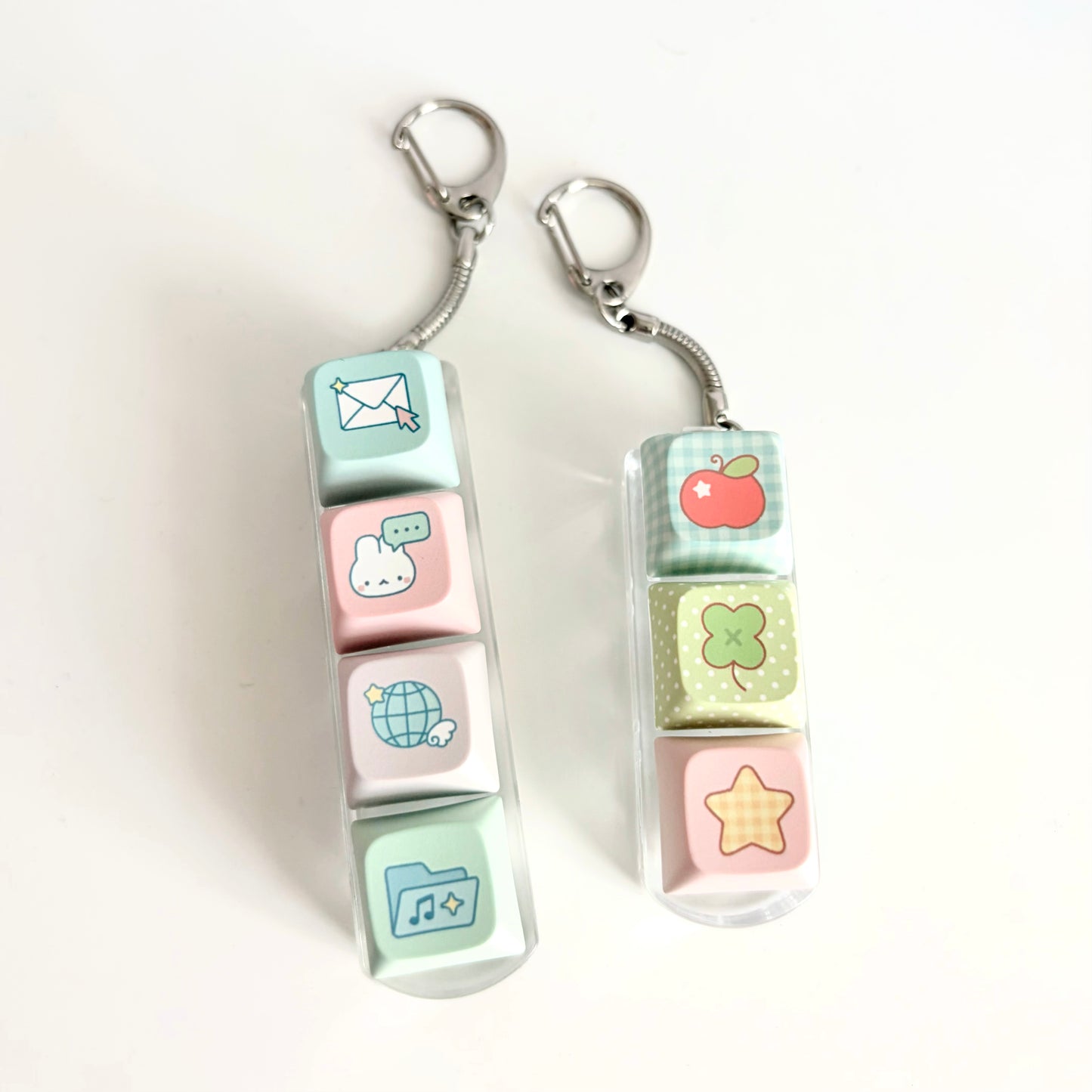 Online Bun Keyboard Clicker Keychain