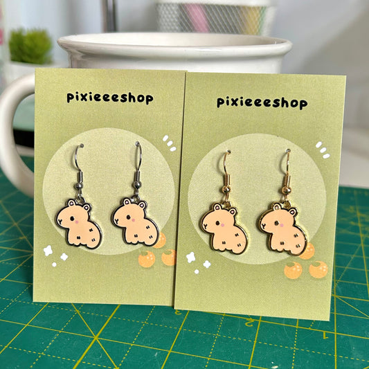 Capy Earrings - Gold or Silver