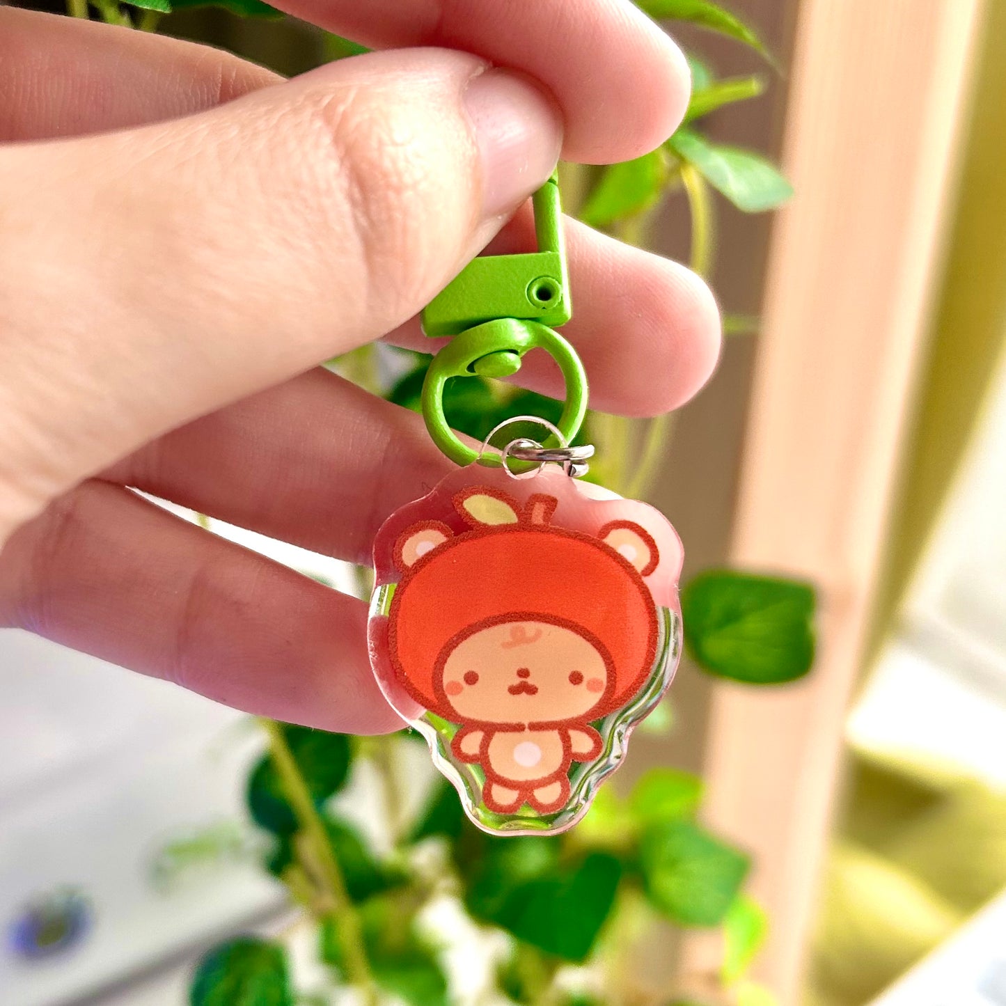 Apple Bear Keyring