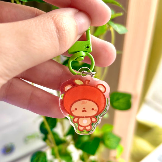 Apple Bear Keyring