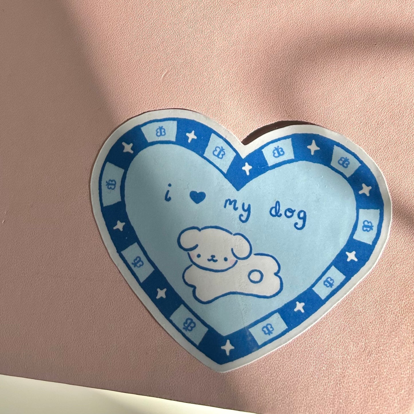 ‘I Love my Dog’ Sticker