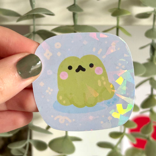 Froggy Iridescent Sticker
