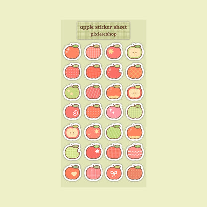 Apples Sticker Sheet