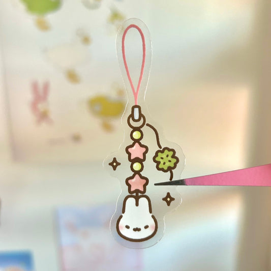 Bunny Phone Charm Sticker