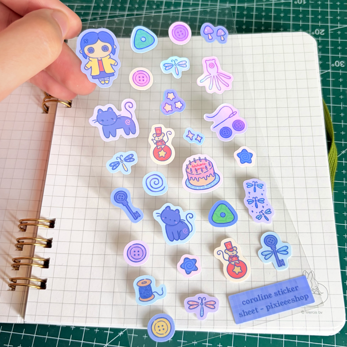 Coraline Holo Sticker Sheet