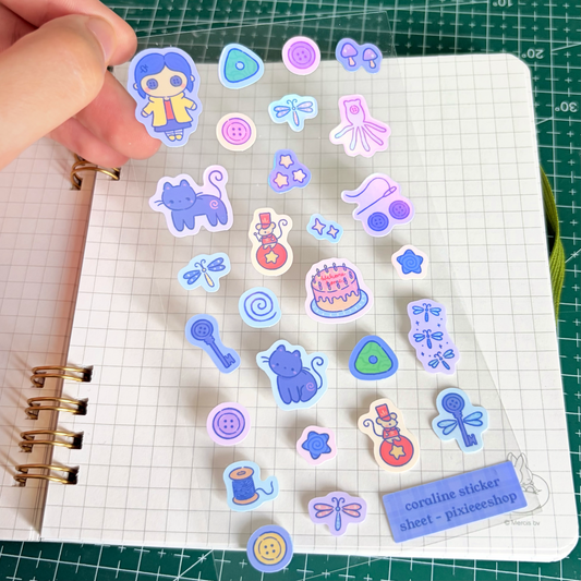 Coraline Holo Sticker Sheet