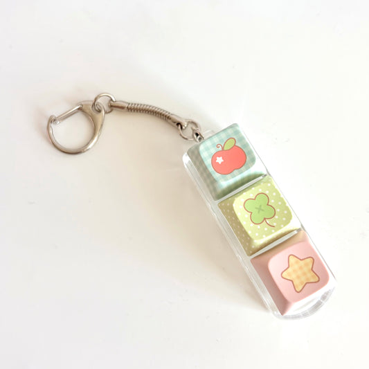 Whimsical Keyboard Clicker Keychain