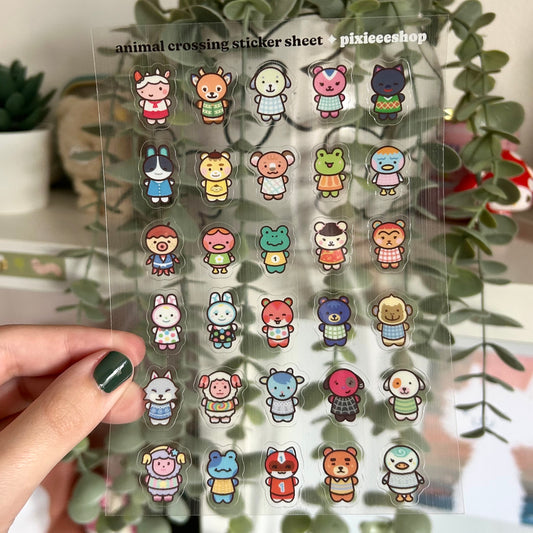 Animal Crossing Villager Sticker Sheet #2