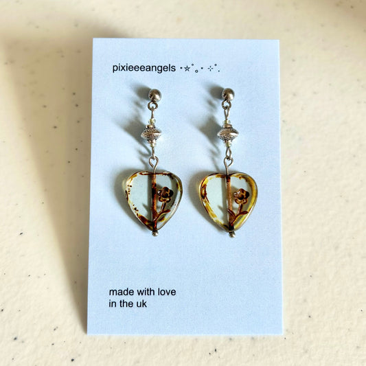 Glass Rose Earrings✧･ﾟ: *