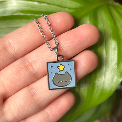 Kitty Wish Pendant- Gold or Silver