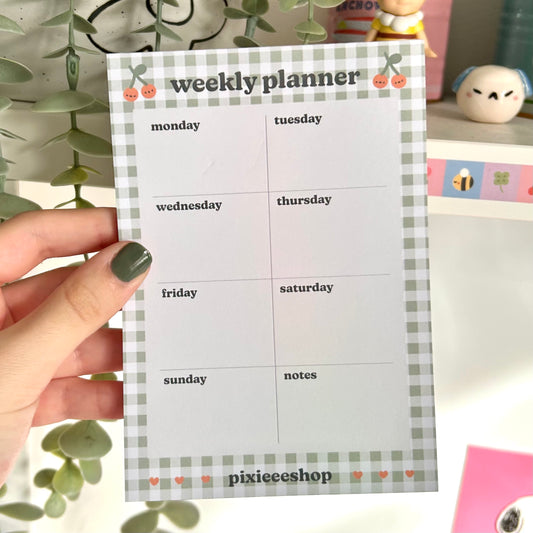 Weekly Planner- Cherry
