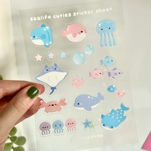Sealife Cuties Sticker Sheet