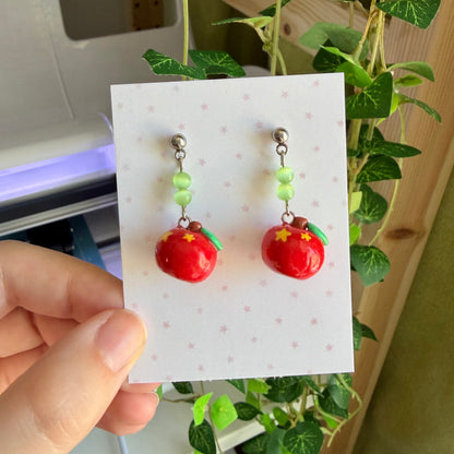 Star Apple Clay Earrings