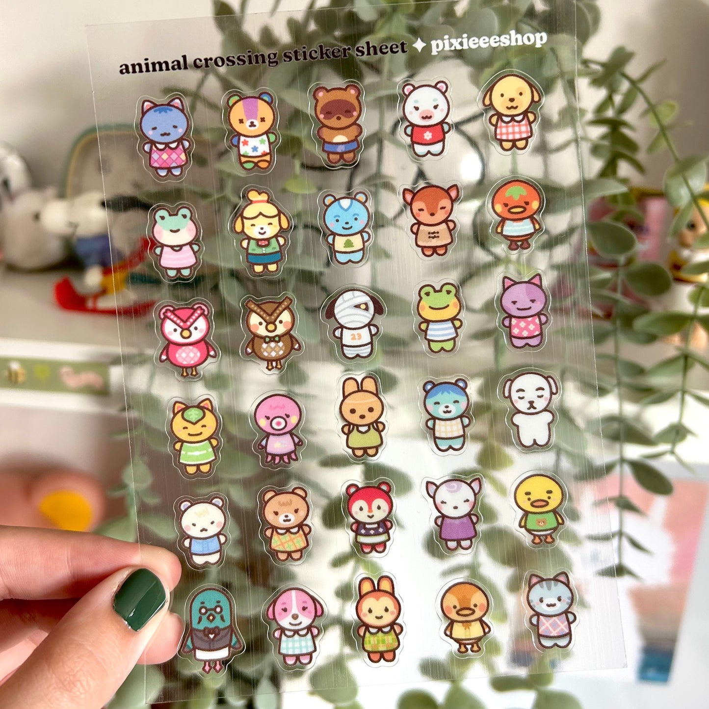 Animal Crossing Sticker Sheet