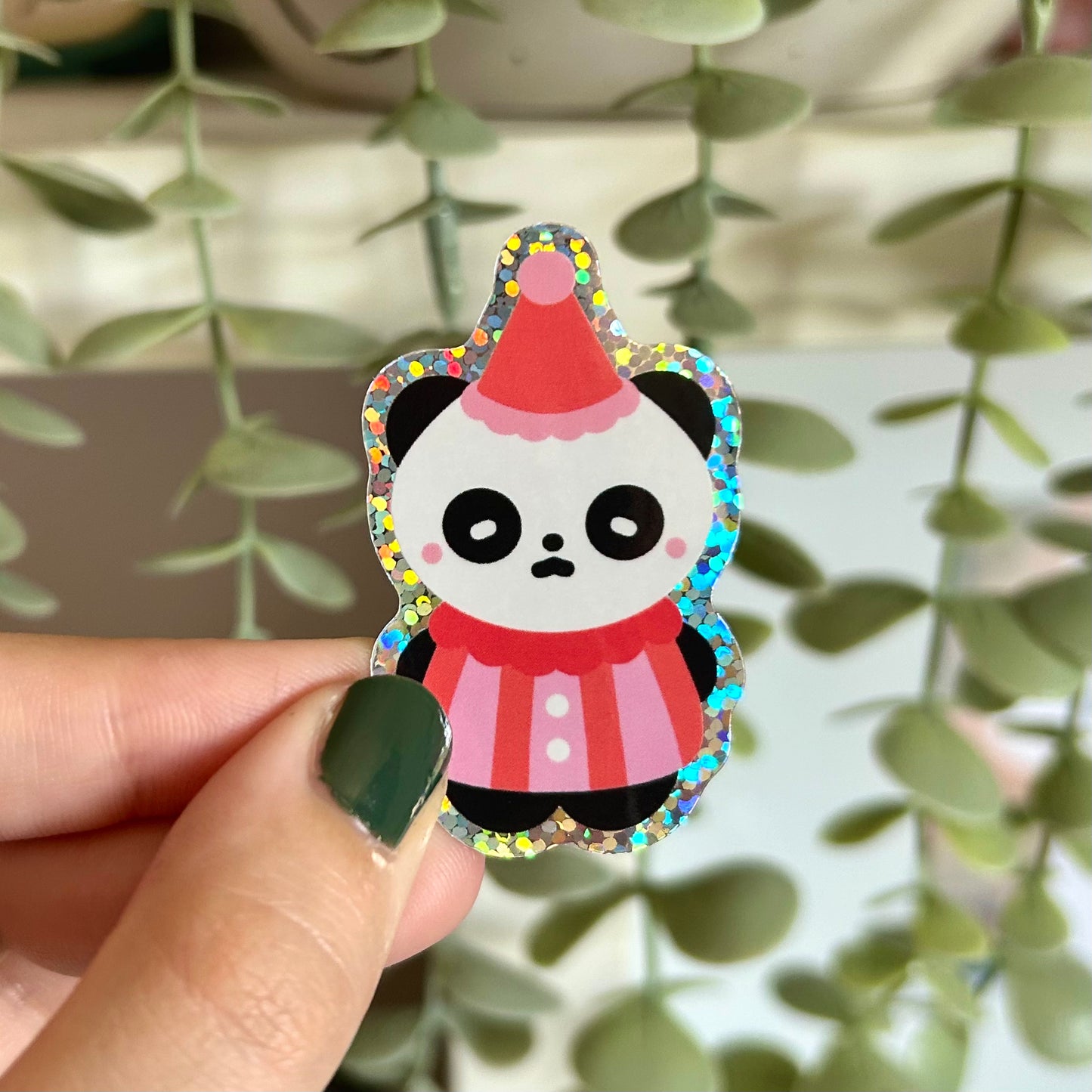 Clown Panda Sticker