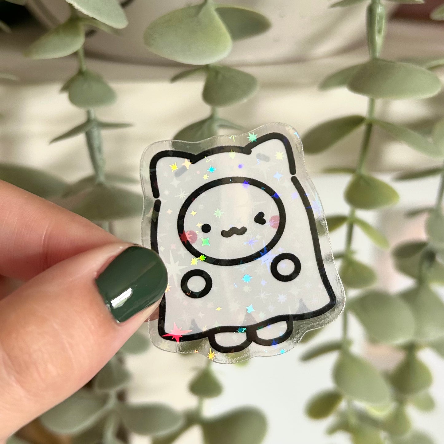 Ghost Kitty Sticker