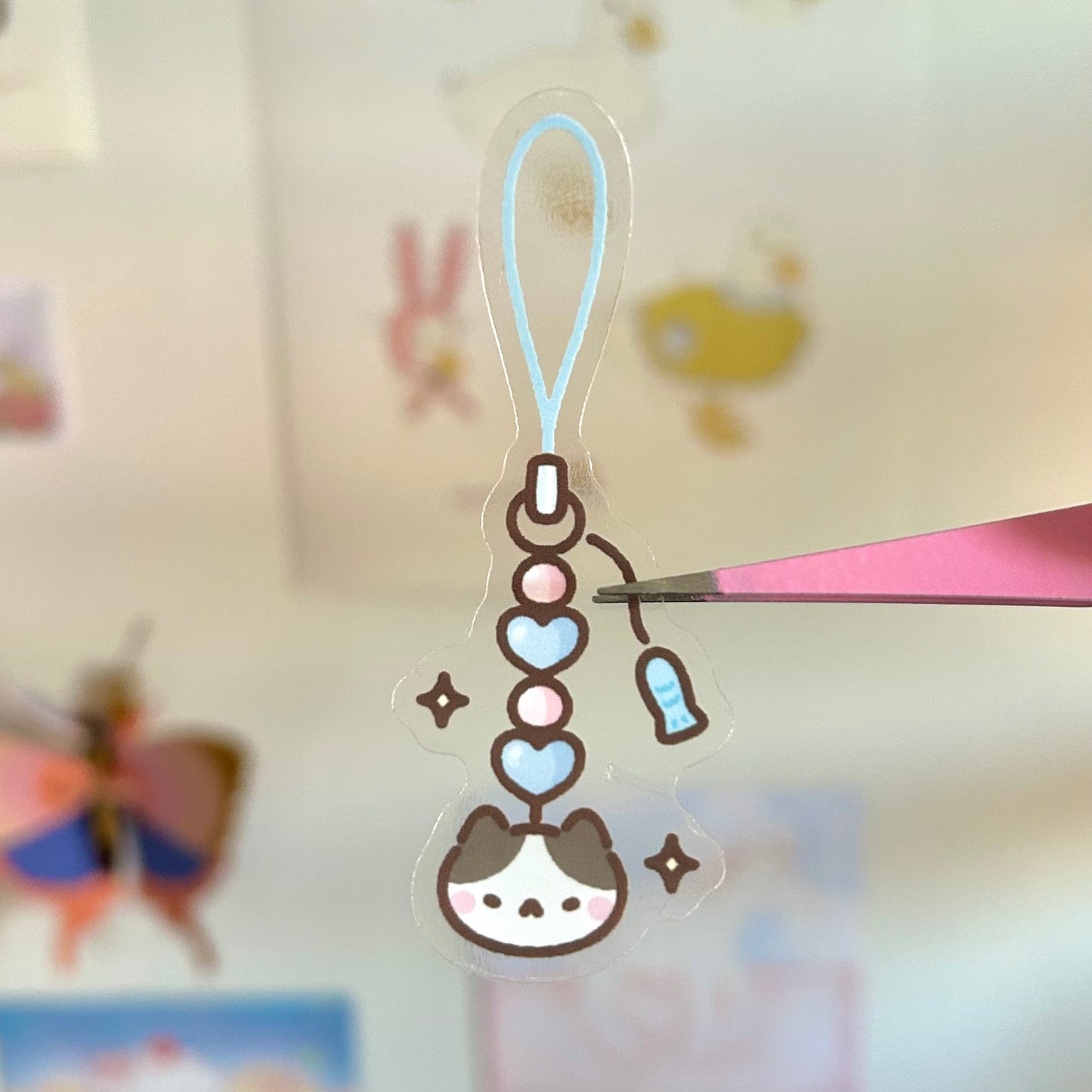 Kitty Phone Charm Sticker