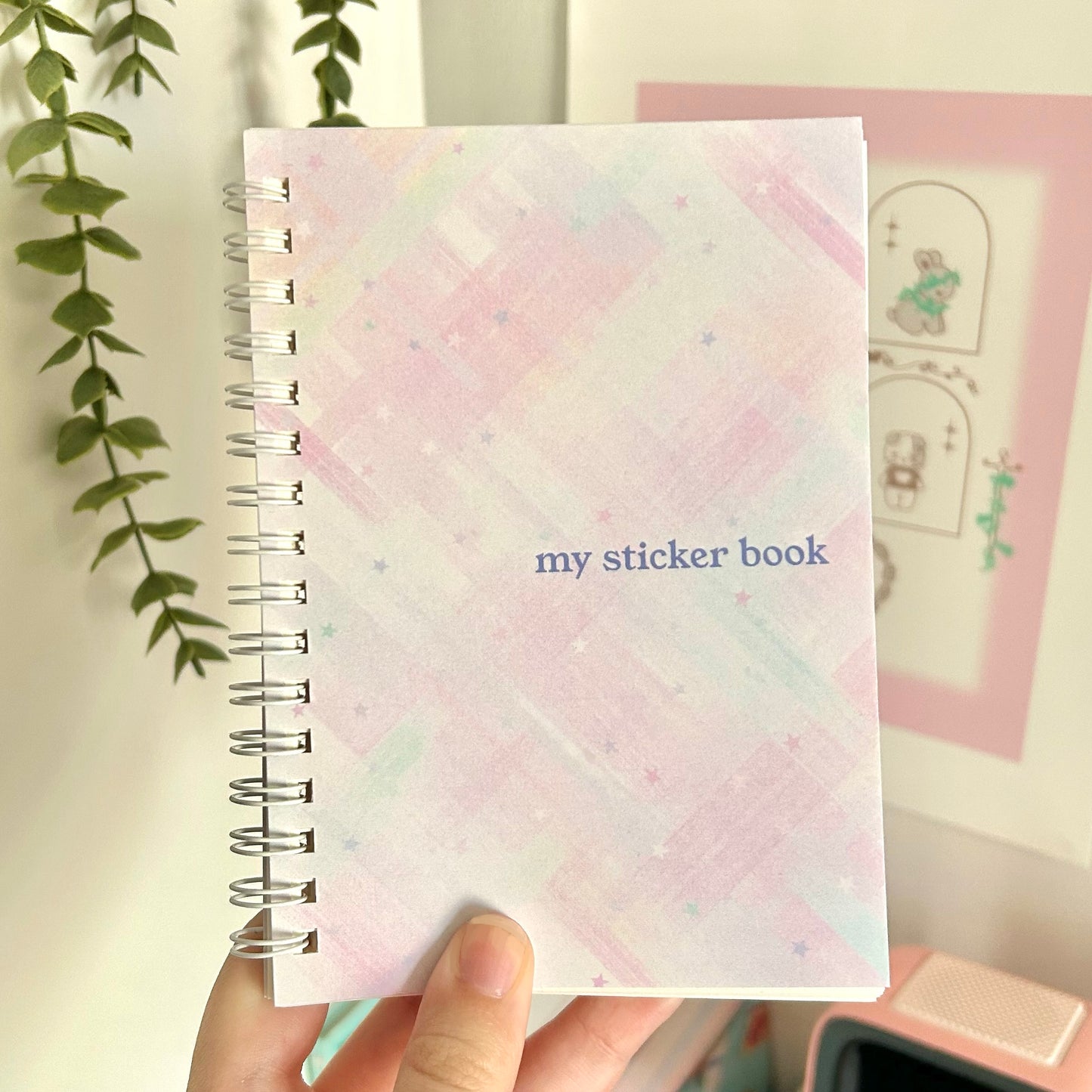 Pastel Star Sticker Collection Book A6