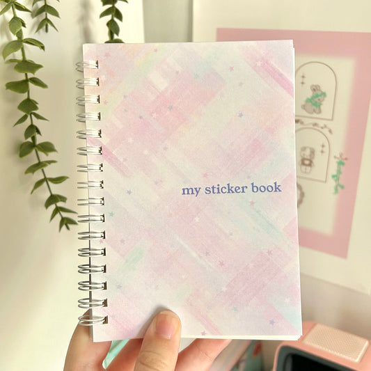 Pastel Star Sticker Collection Book A6