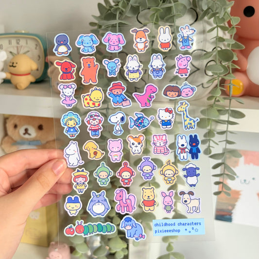 Childhood Nostalgia Sticker Sheet