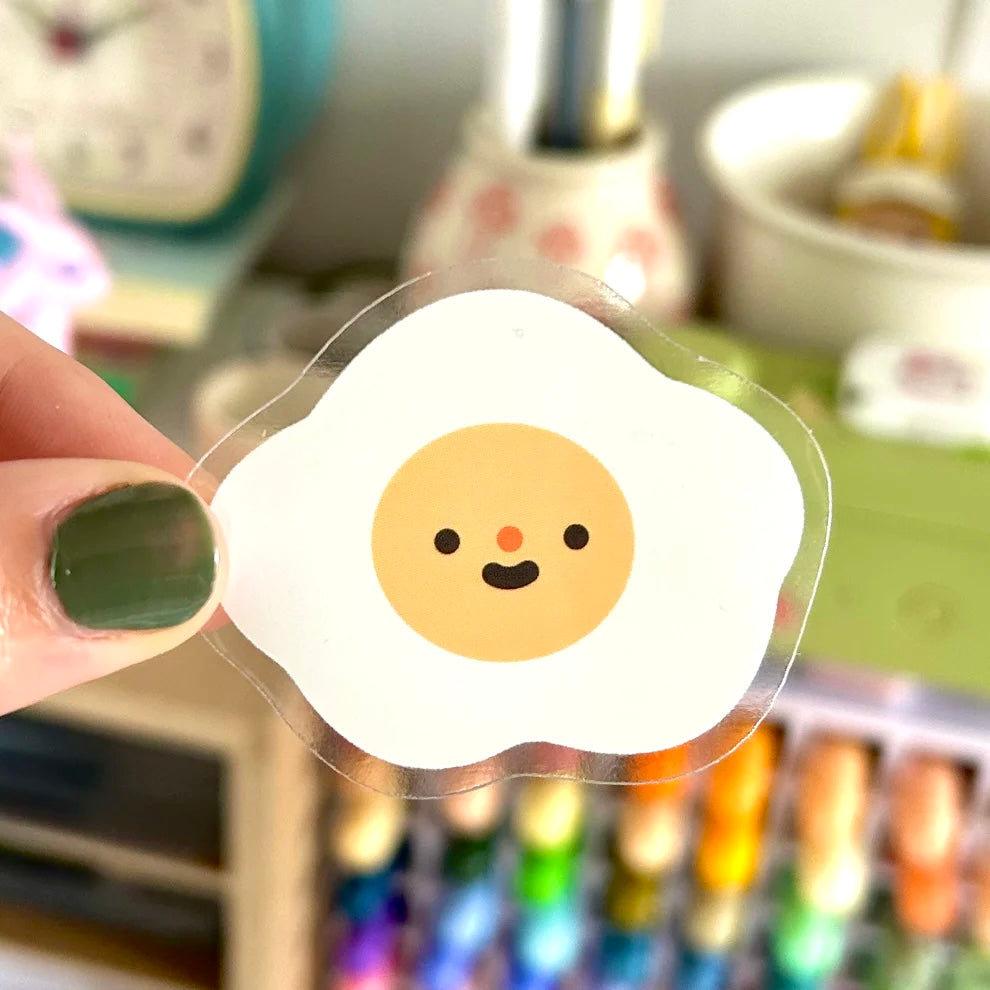 Egg Clear Sticker
