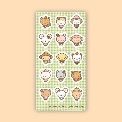 Autumn Cuties Sticker Sheet