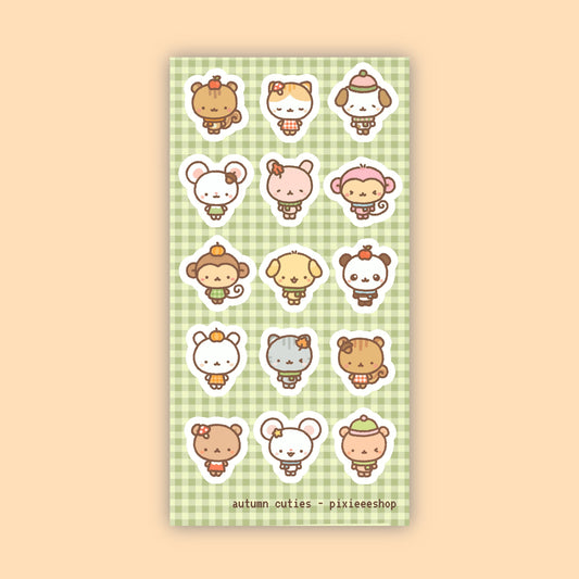 Autumn Cuties Sticker Sheet