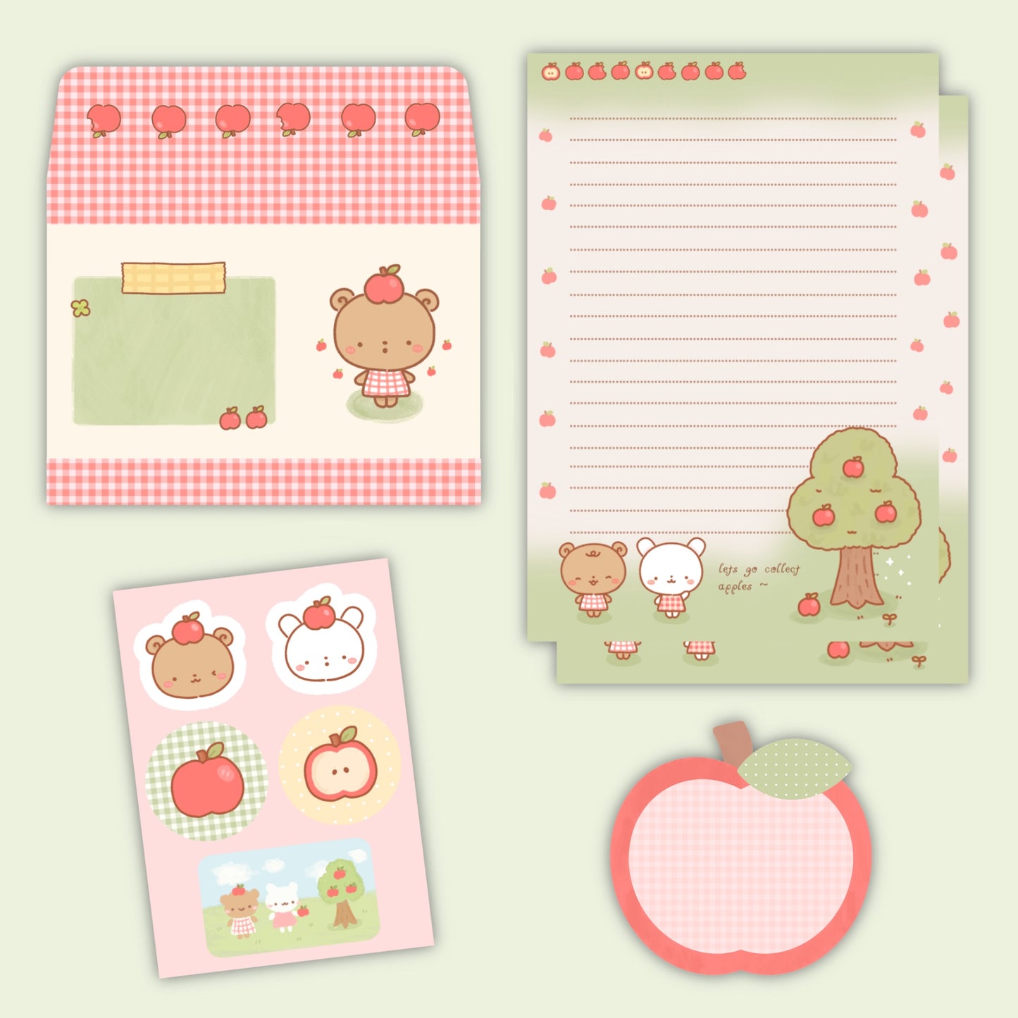 Apple Letter Set
