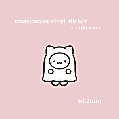 Ghost Kitty Sticker