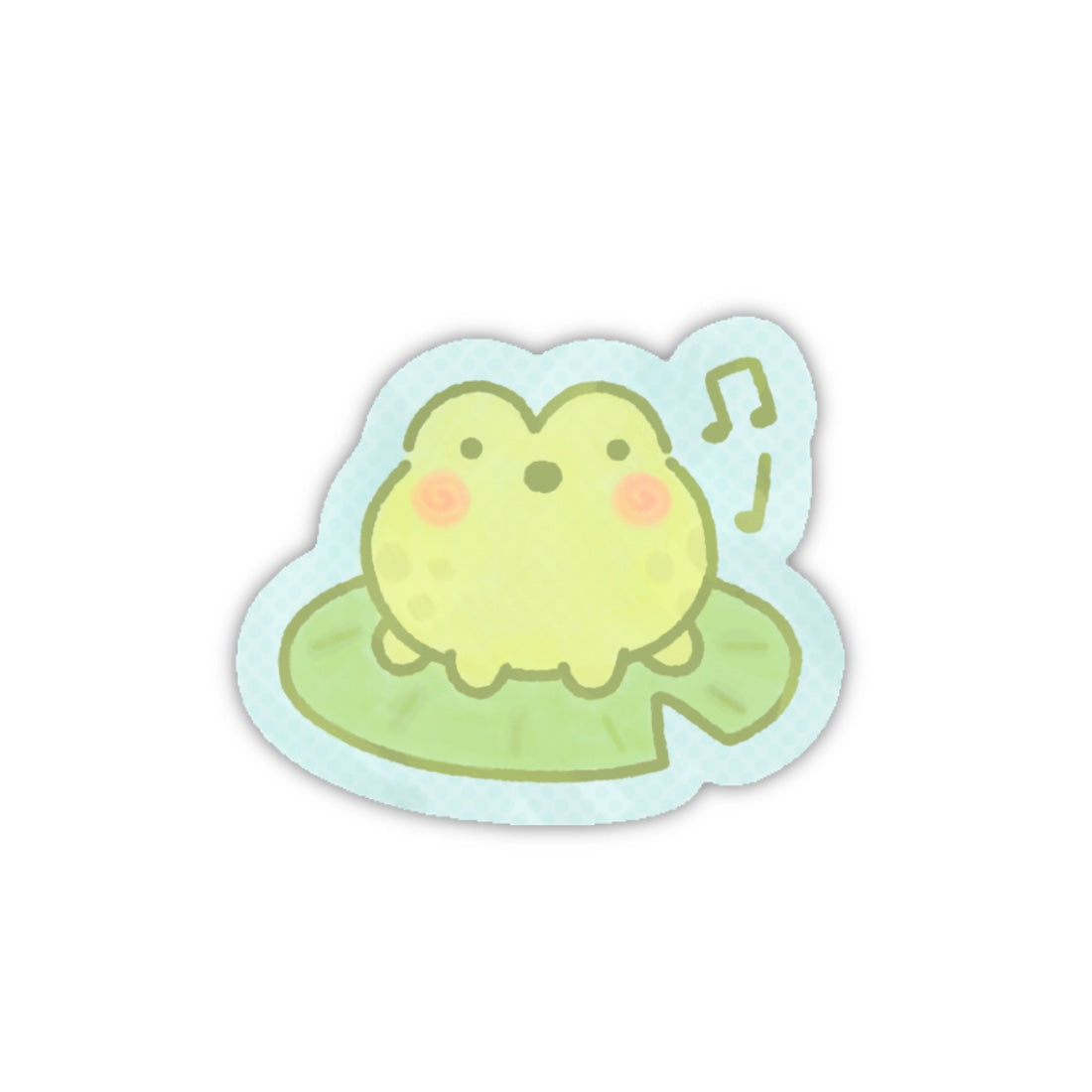Frog Glitter Sticker