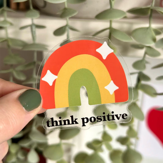 Think Positive Sticker