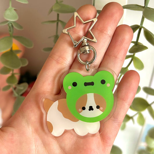 Frog Kitty Keychain