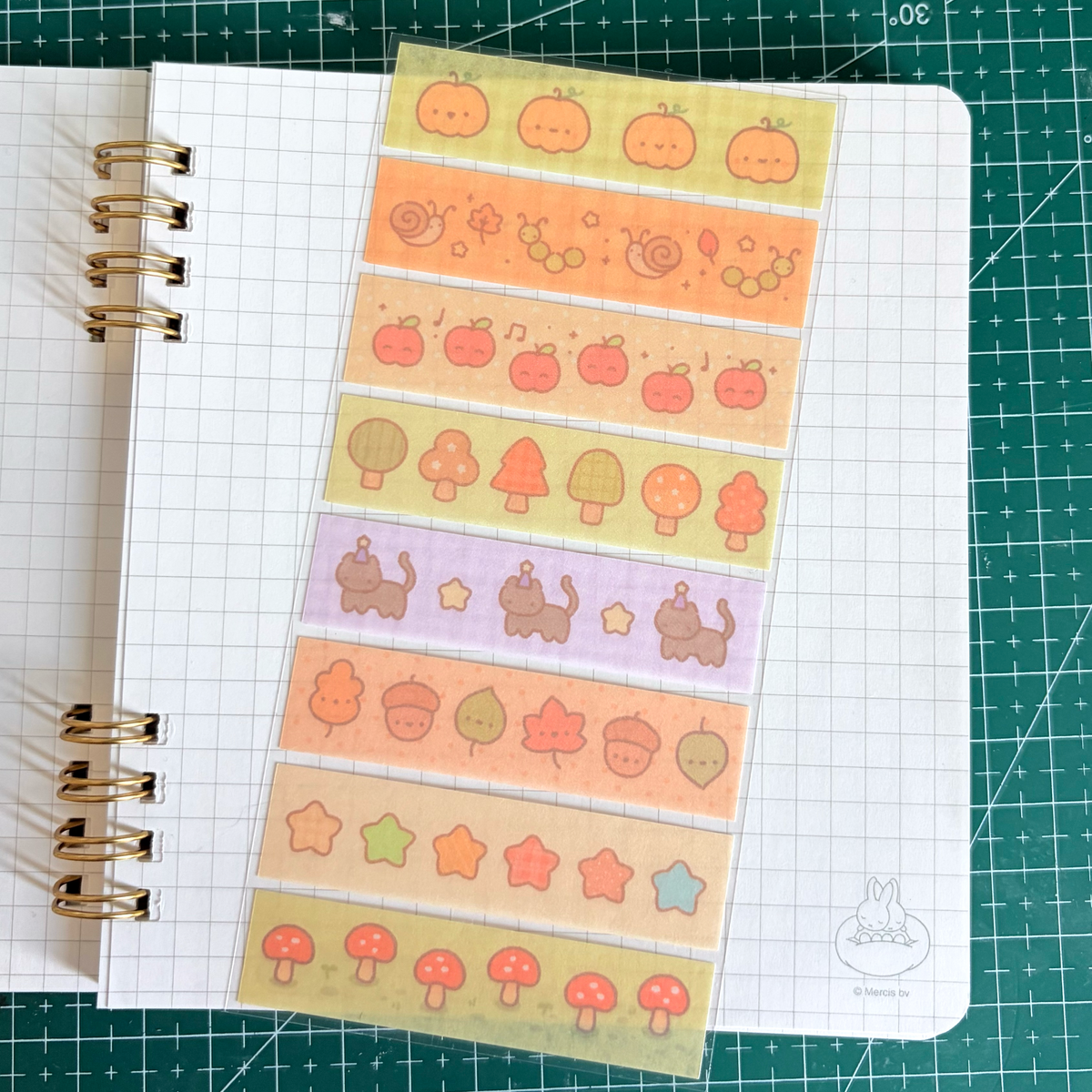 Washi Tape Stickers - Autumn