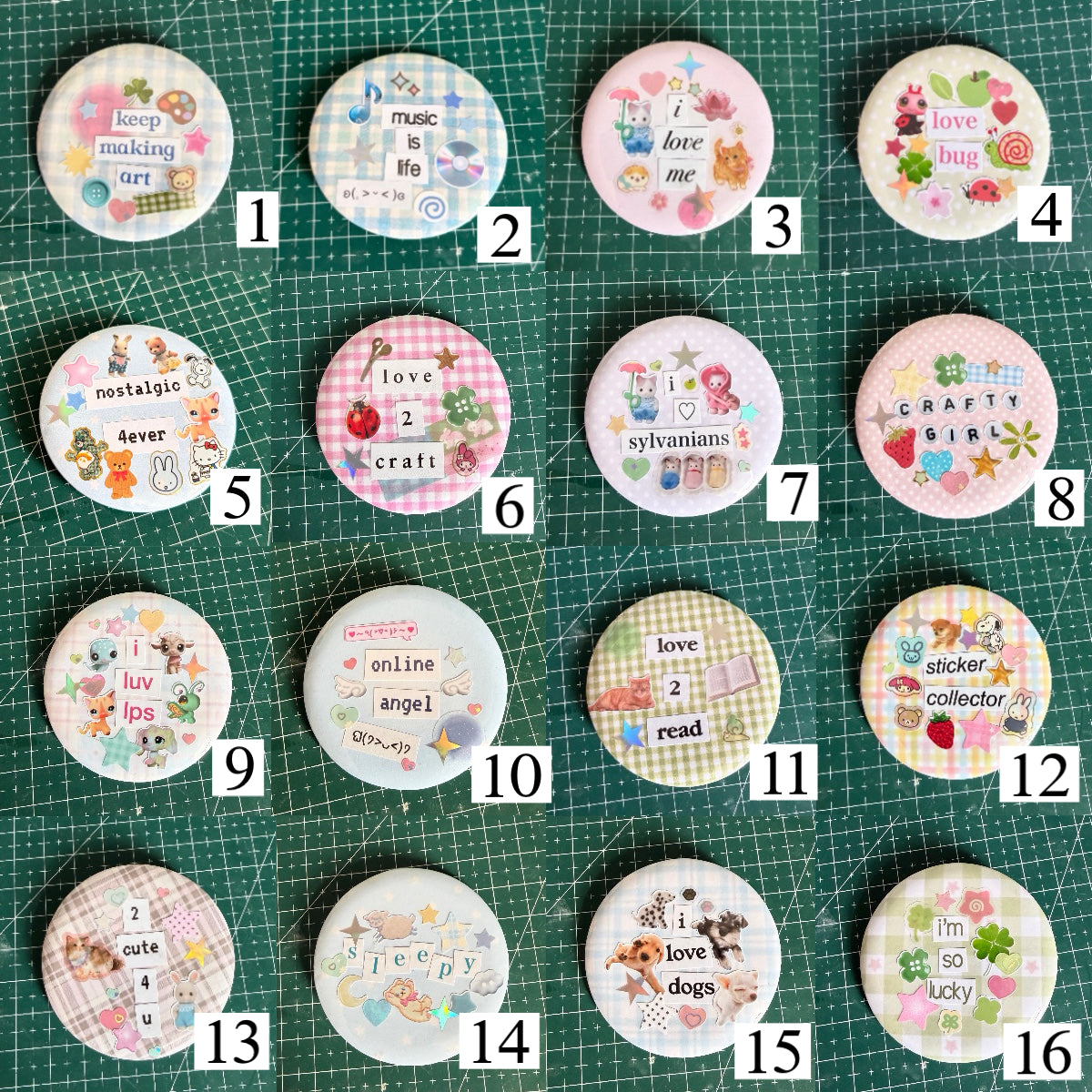 Collage Badges