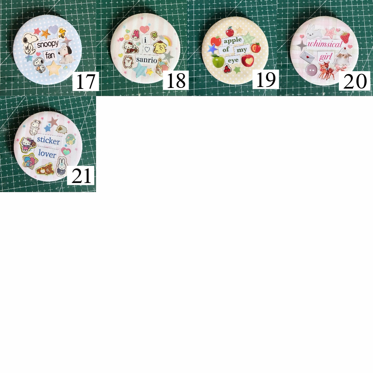 Collage Badges
