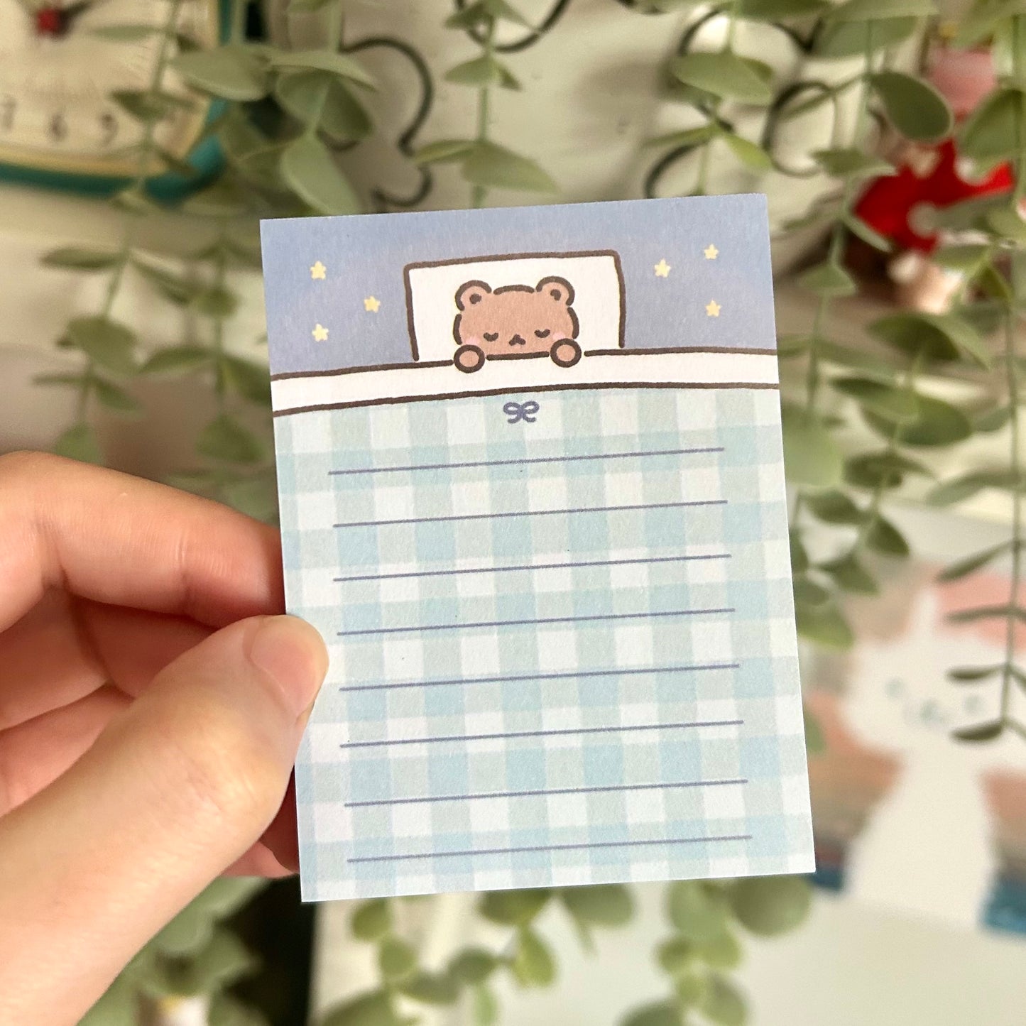 Sleepy Bear Memo Pad