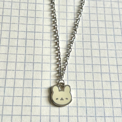 Bunny Necklace, Silver or Gold ✧･ﾟ: *