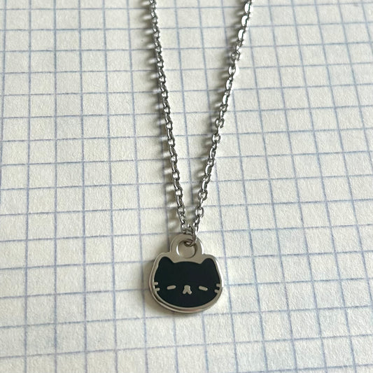 Kitty Necklace, Silver or Gold ✧･ﾟ: *