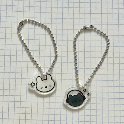 Bunny Kitty Keychains ✧･ﾟ: *