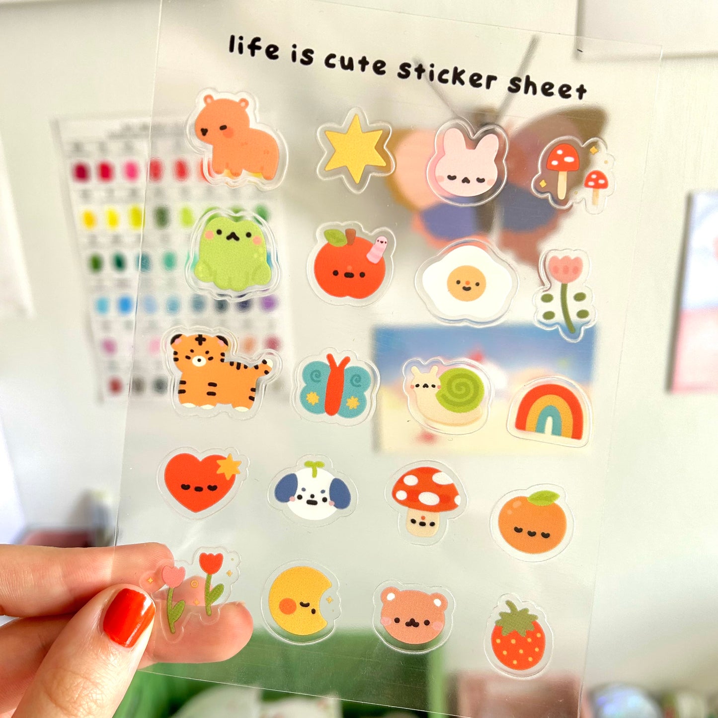 Life is Cute Sticker Sheet