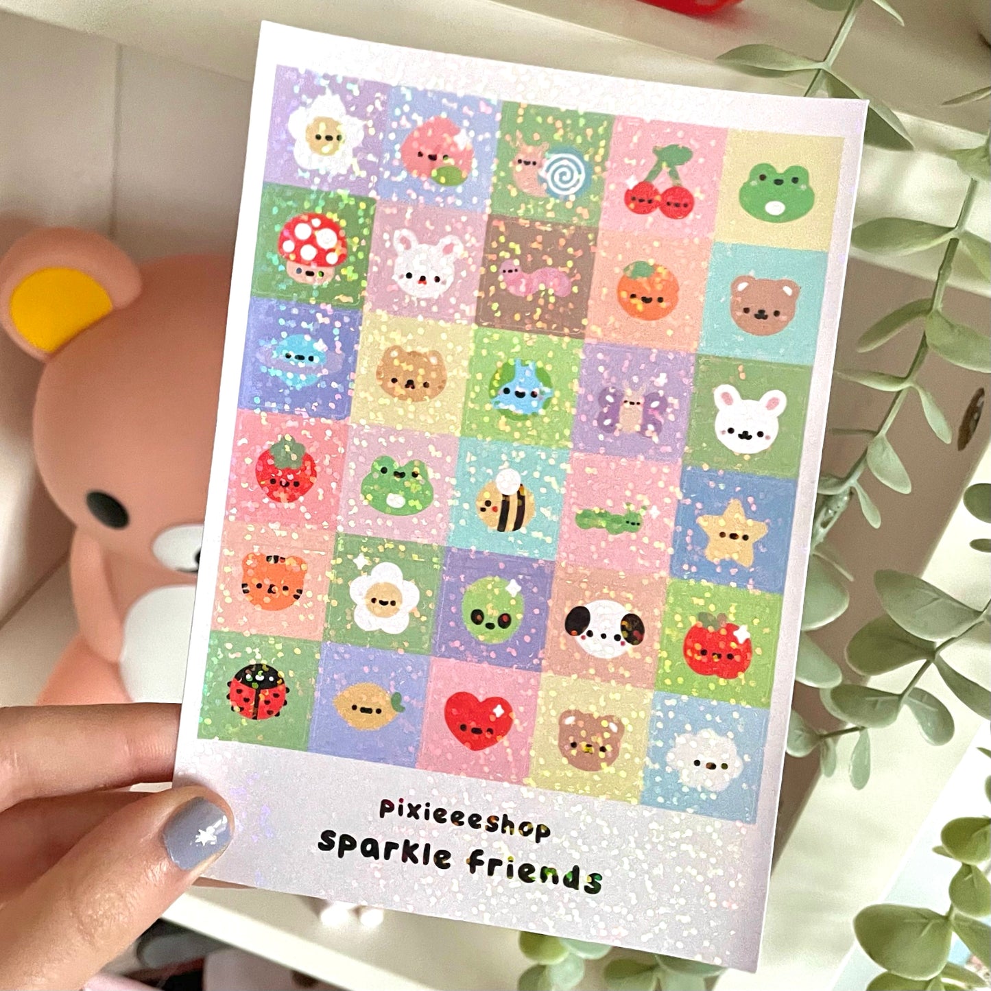 Sparkle Friends Sticker Sheet